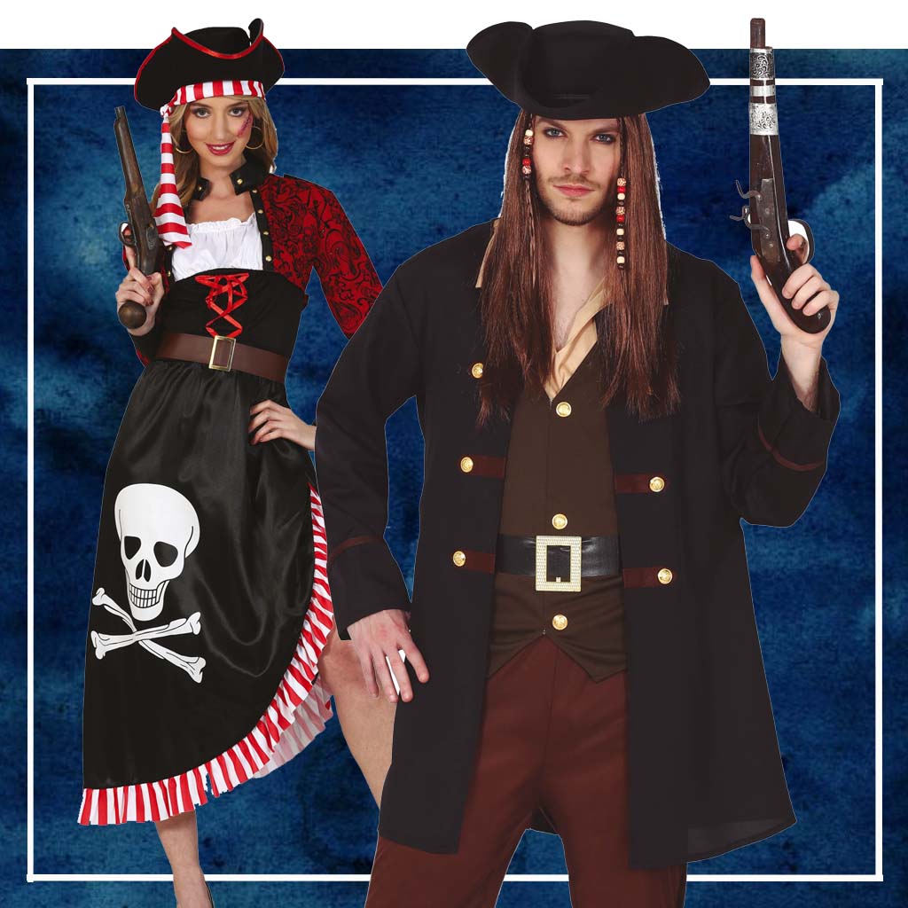 Disfraces de piratas para hombre, mujer, ni&ntilde;o y ni&ntilde;a